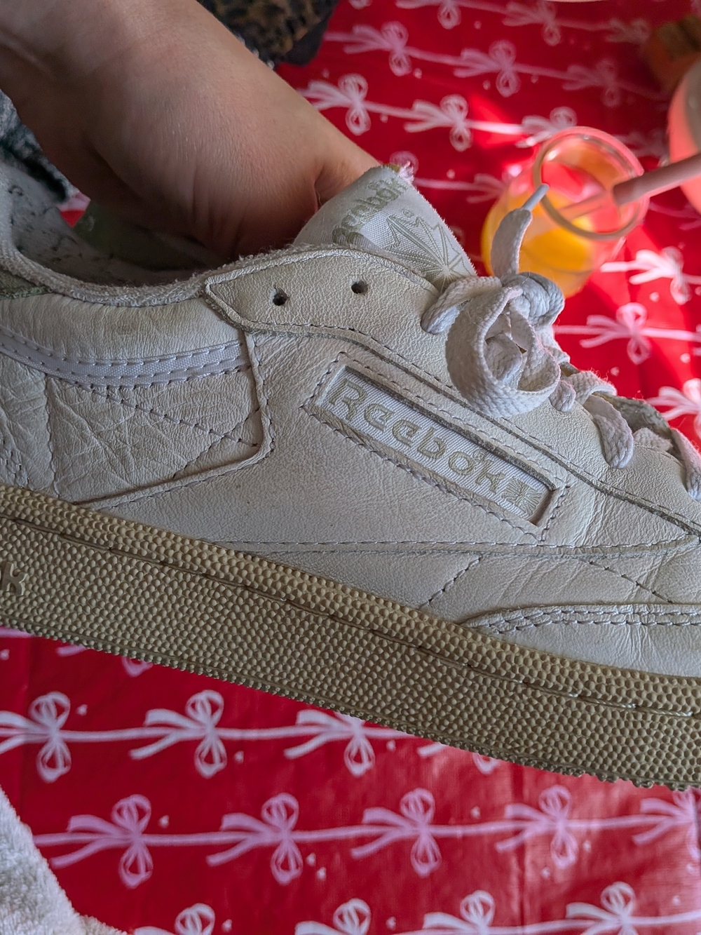 Reebok Classic White Leather Sneakers